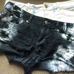 American eagle stretch denim shorts
